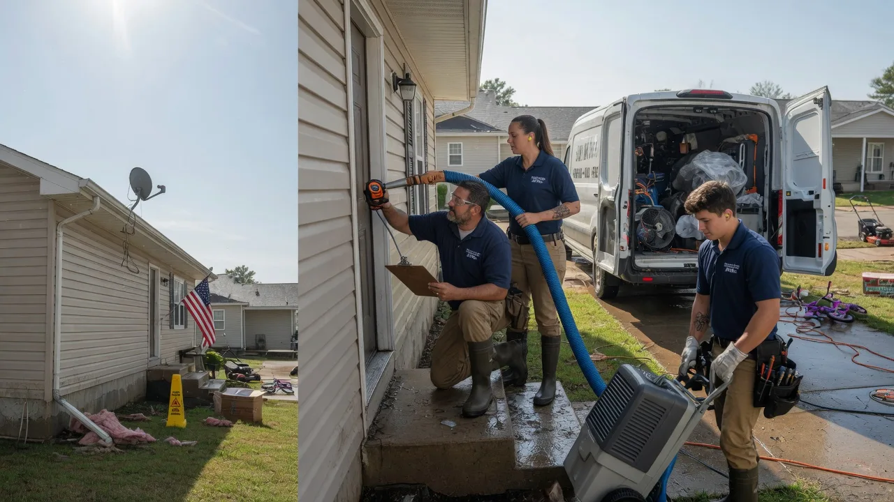 Ceiling Water Damage Restoration in Barksdale Afb, LA near me